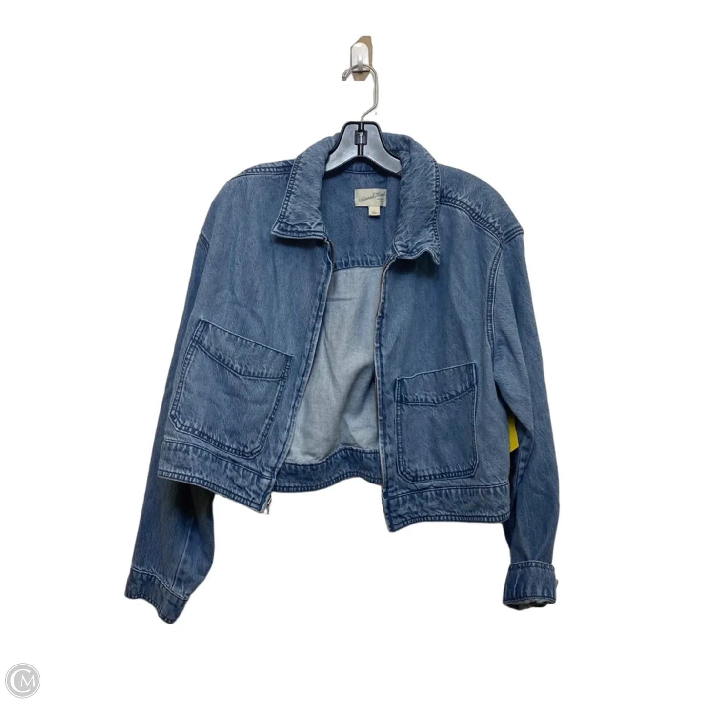 Jacket Denim By Universal Thread In Blue Denim, Size: L