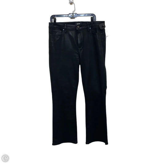 Jeans Designer By Paige In Black Denim, Size: 12