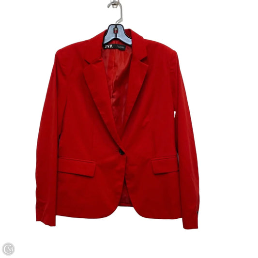 Blazer By Zara In Red, Size: M