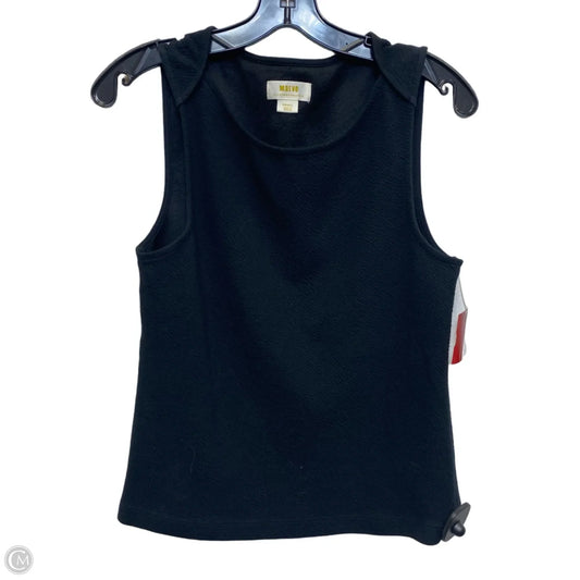 Top Sleeveless By Maeve In Black, Size: S