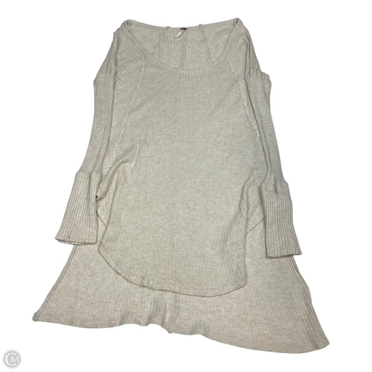 Top Long Sleeve By Free People In Cream, Size: M