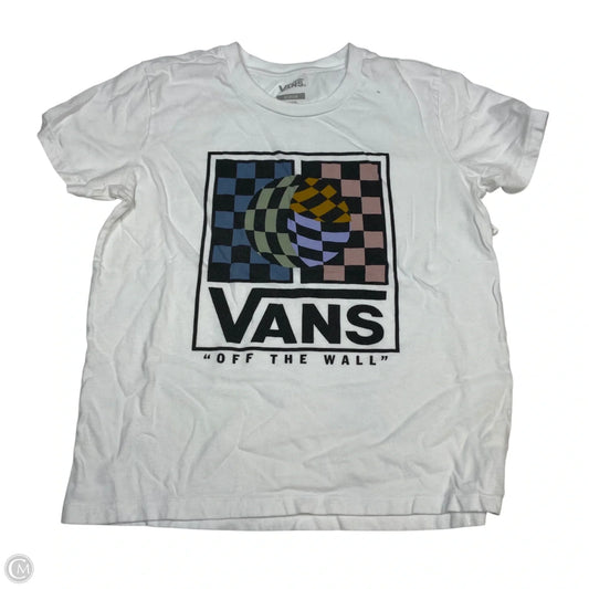 Top Short Sleeve Basic By Vans In White, Size: M