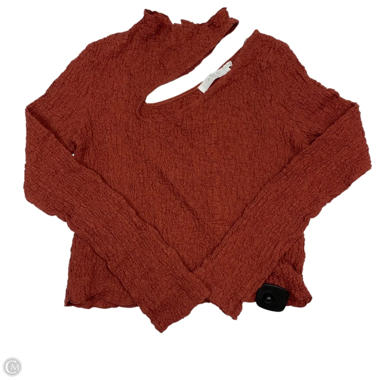 Top Long Sleeve By Astr The Label In Red, Size: L
