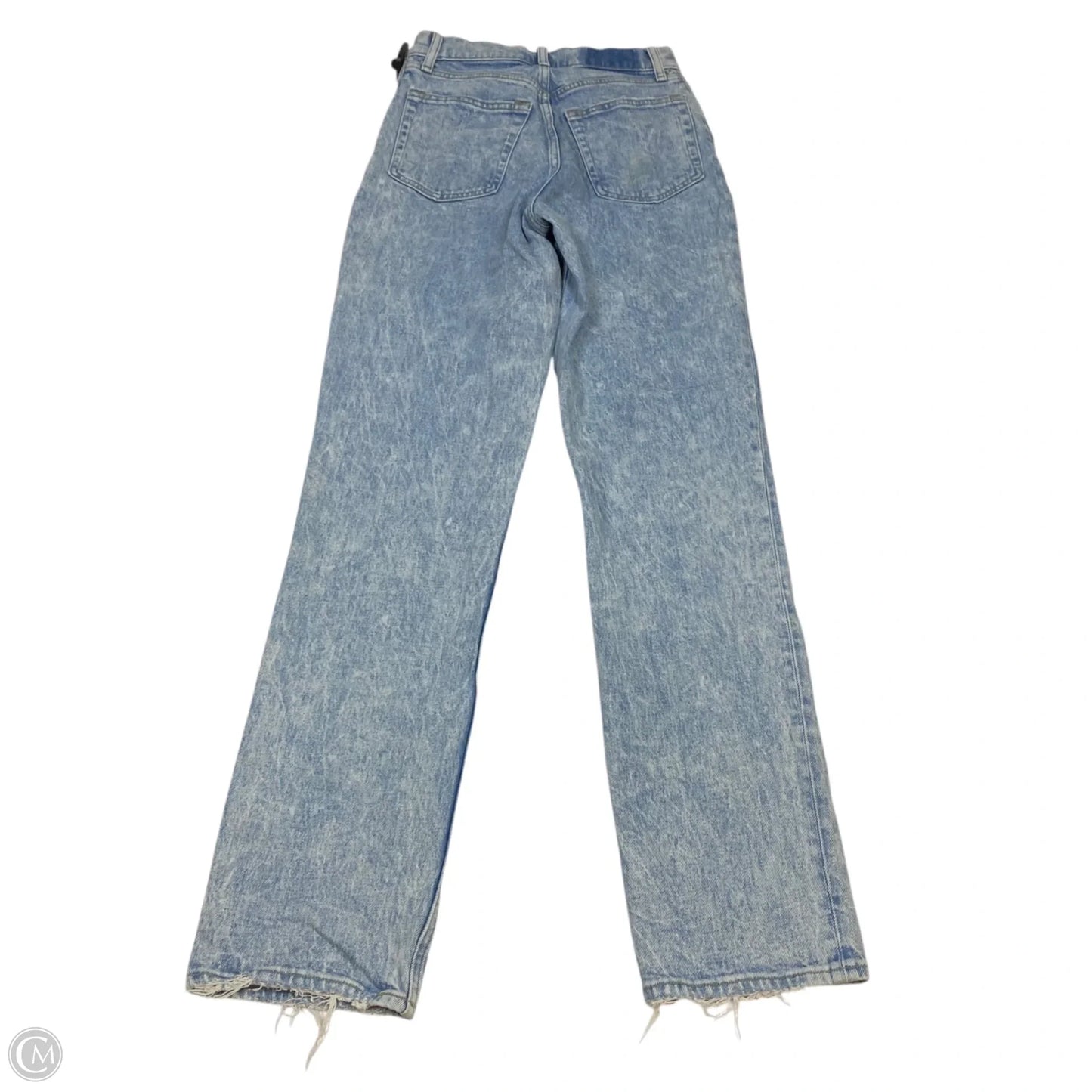 Jeans Straight By Abercrombie And Fitch In Blue Denim, Size: 2