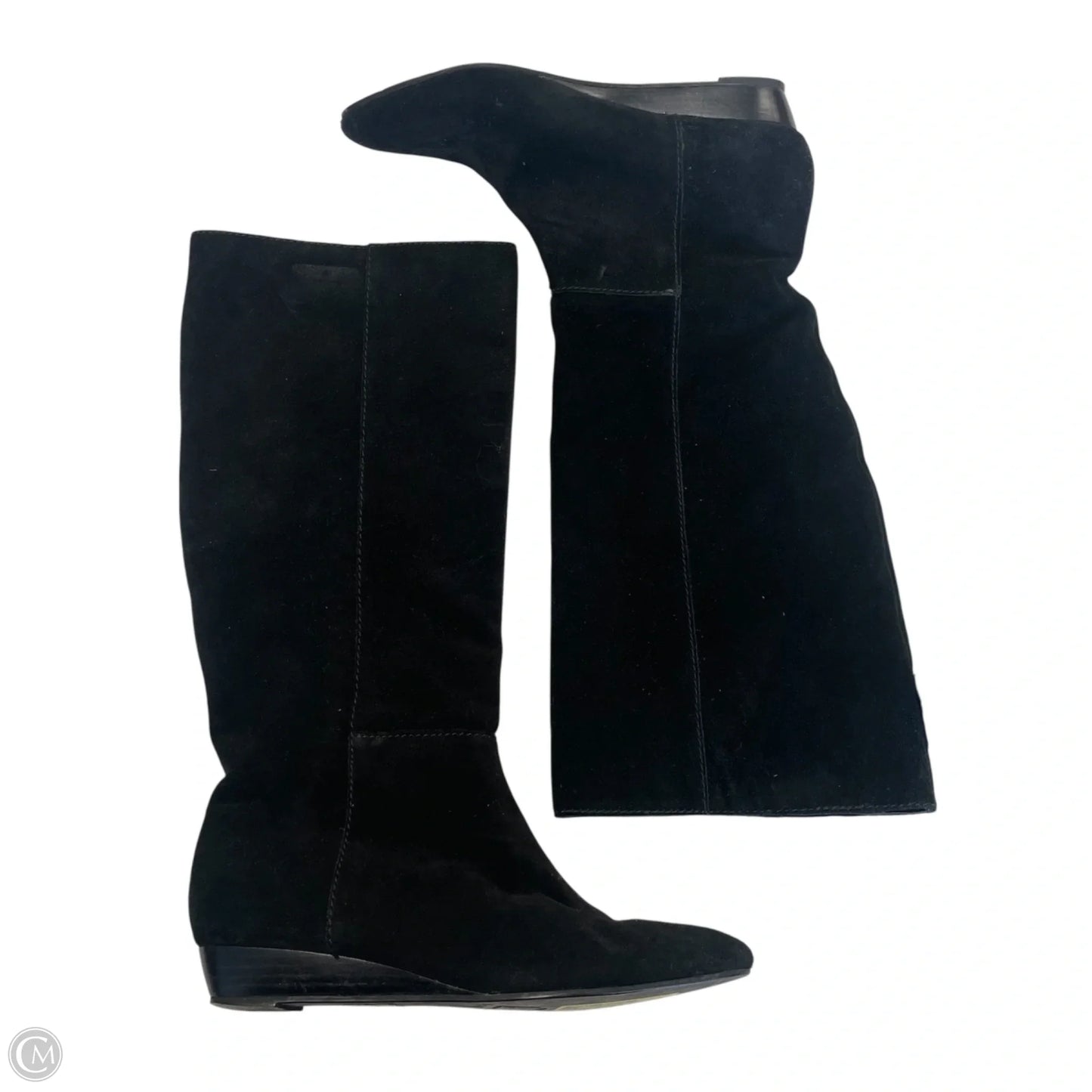 Boots Mid-calf Heels By Bcbg In Black, Size: 8.5