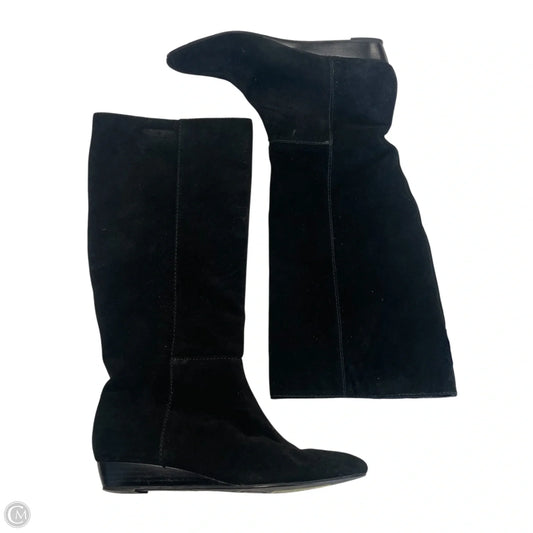 Boots Mid-calf Heels By Bcbg In Black, Size: 8.5