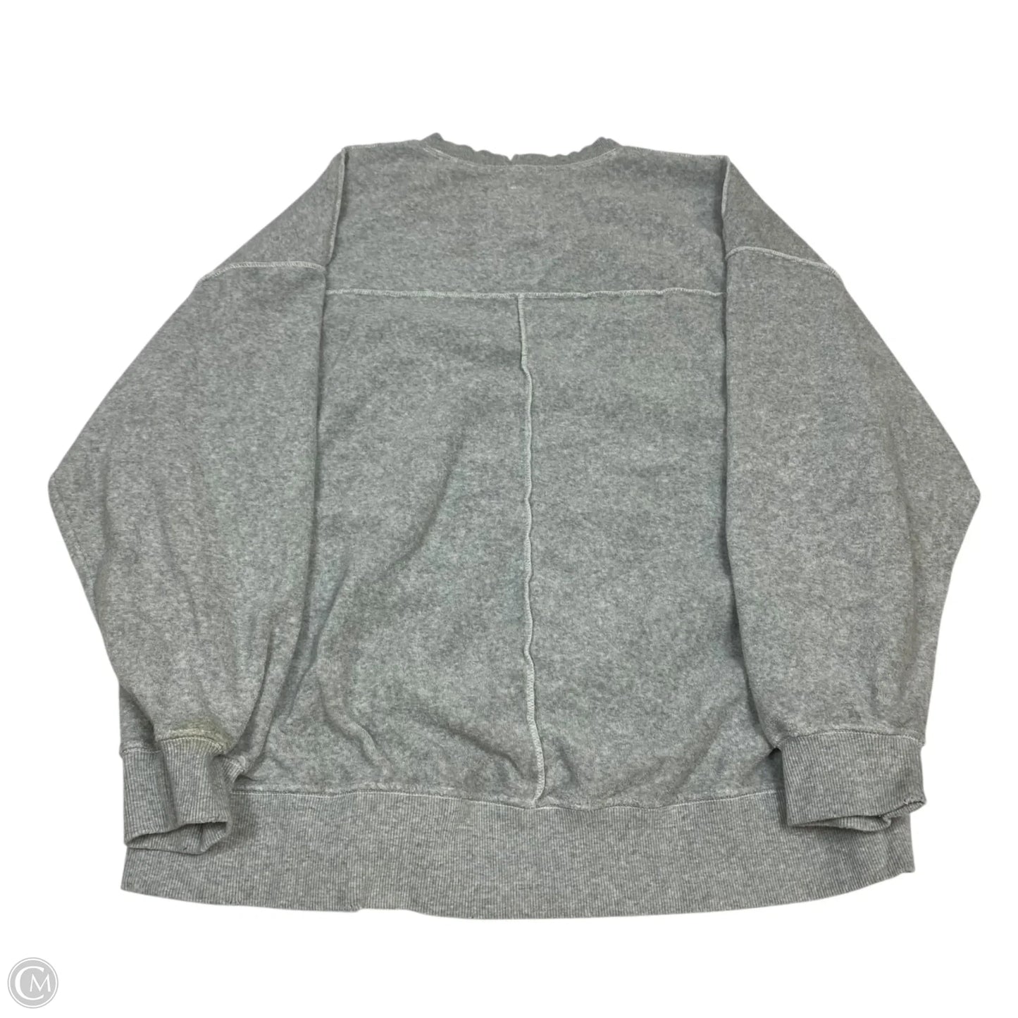 Sweatshirt Crewneck By Aerie In Grey, Size: M