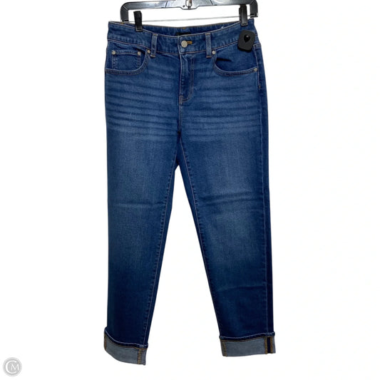 Jeans Straight By Talbots In Blue Denim, Size: 2