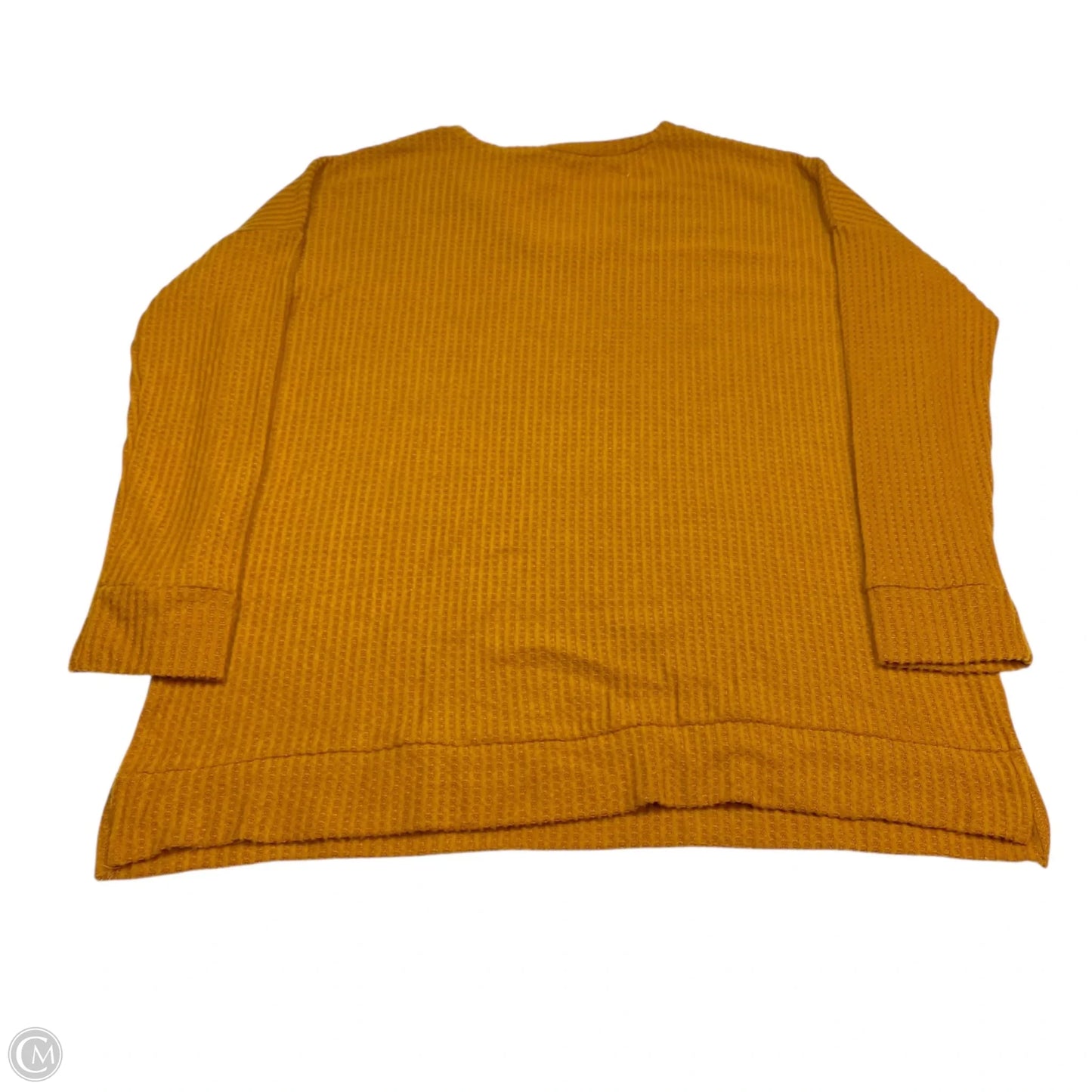 Top Long Sleeve By Zenana In Yellow, Size: Xl