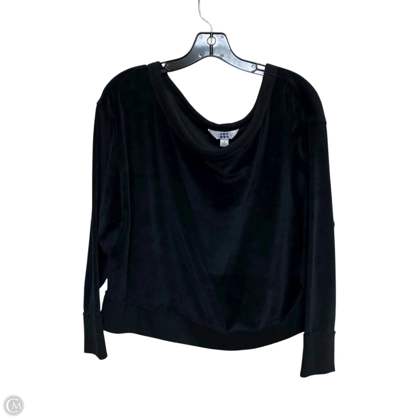Athletic Sweatshirt Crewneck By Joy Joy In Black, Size: S