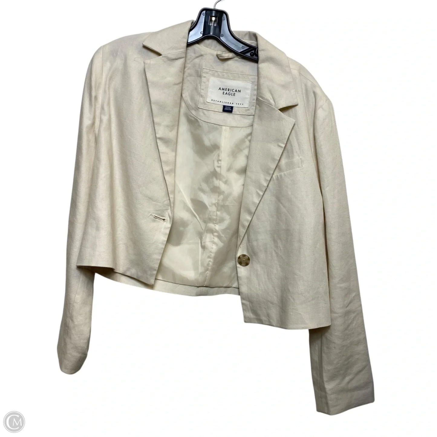 Blazer By American Eagle In Cream, Size: M