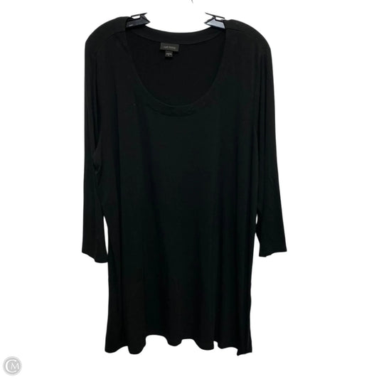 Top 3/4 Sleeve Basic By J. Jill In Black, Size: Xl