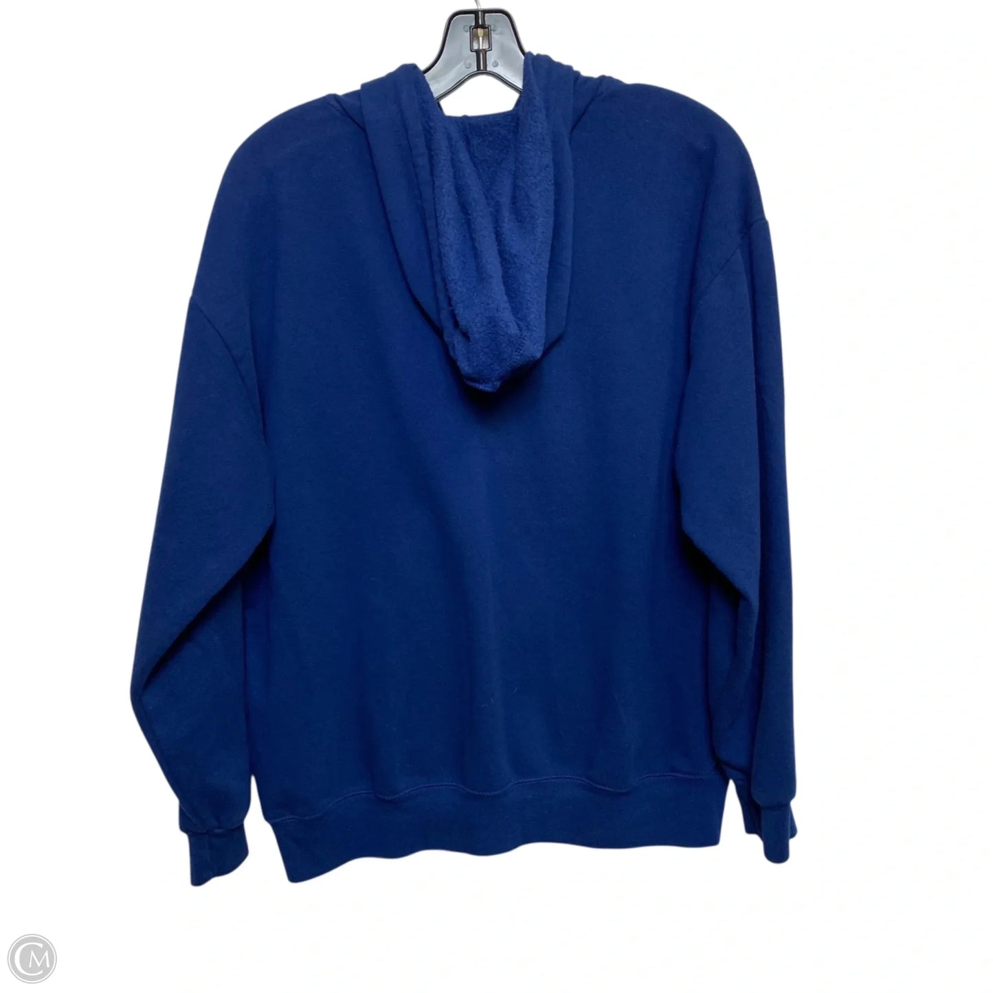 Sweatshirt Hoodie By Disney In Blue, Size: L