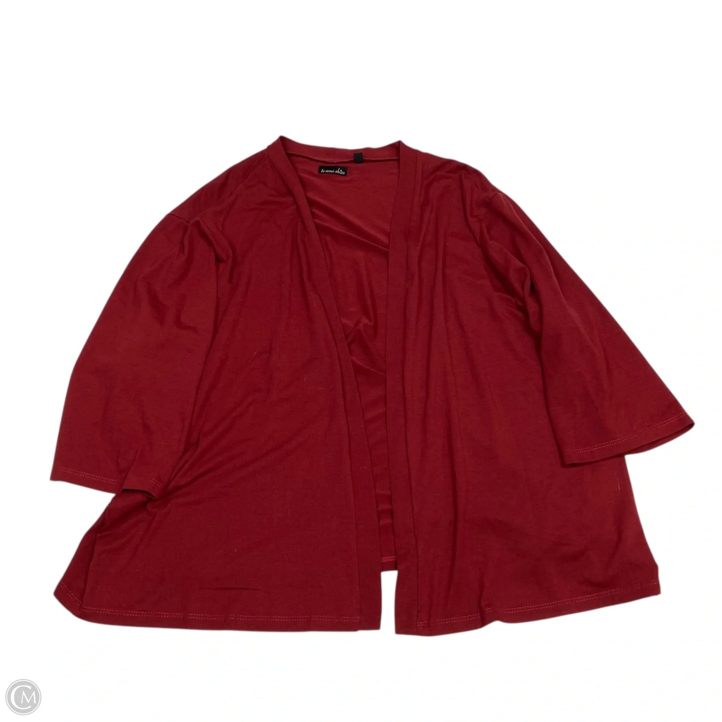 Cardigan By Te Amo Skiss In Red, Size: 2x