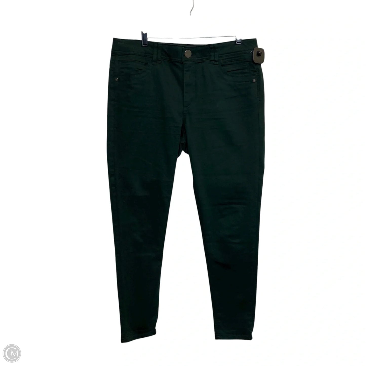 Jeans Skinny By Democracy In Green Denim, Size: 12