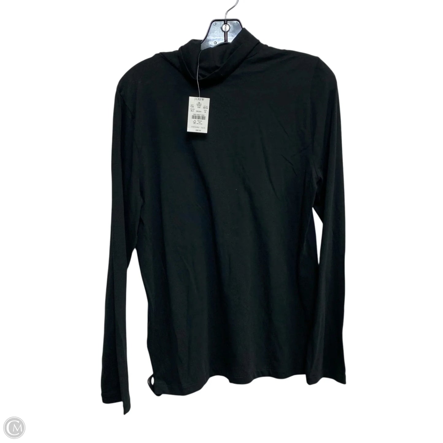 Top Long Sleeve Basic By J. Crew In Black, Size: M