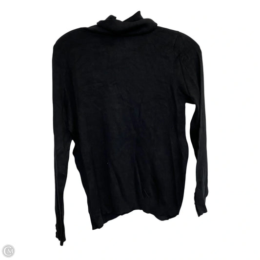 Top Long Sleeve By Ann Taylor In Black, Size: L