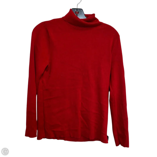 Top Long Sleeve By Chicos In Red, Size: M