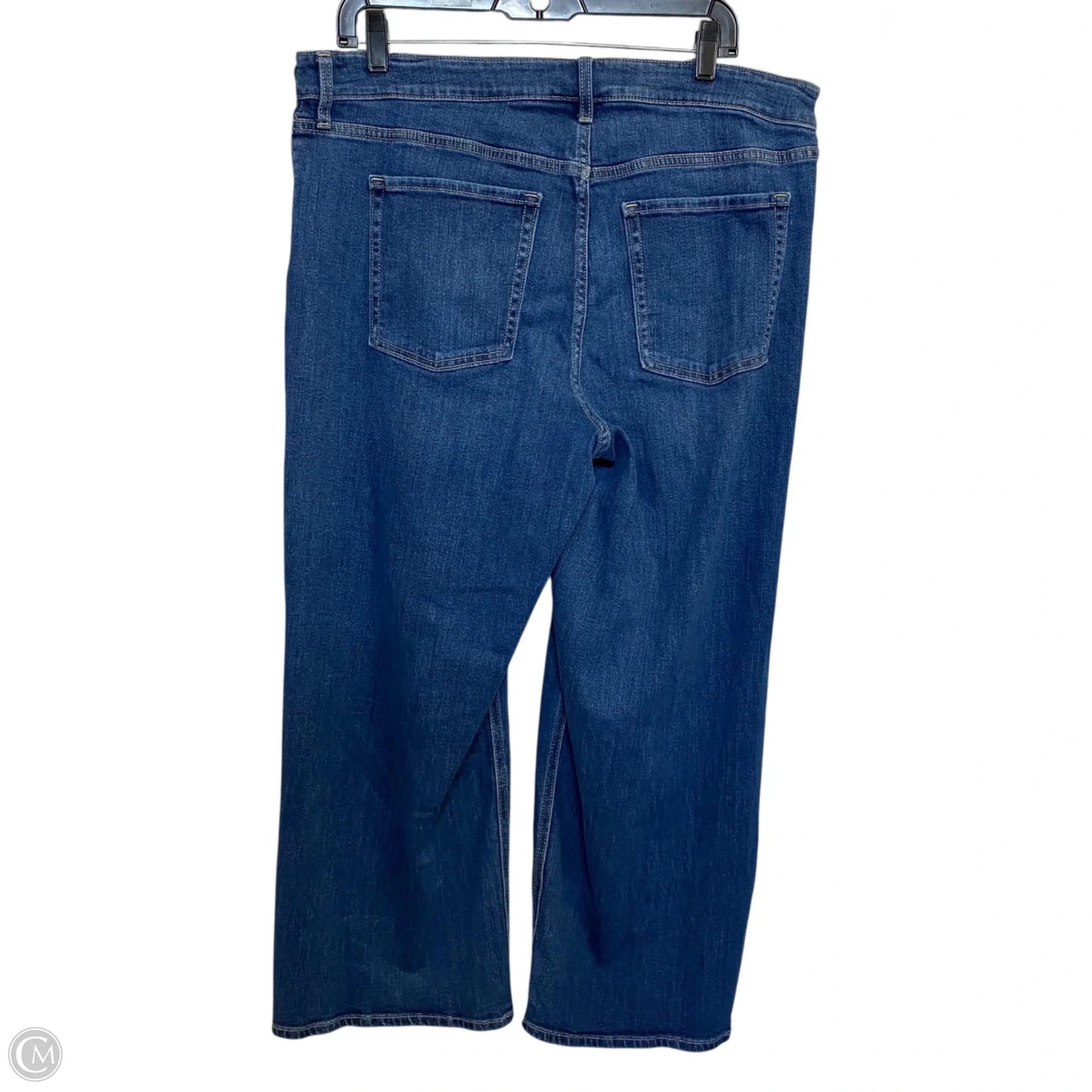 Jeans Wide Leg By Old Navy In Blue Denim, Size: 14