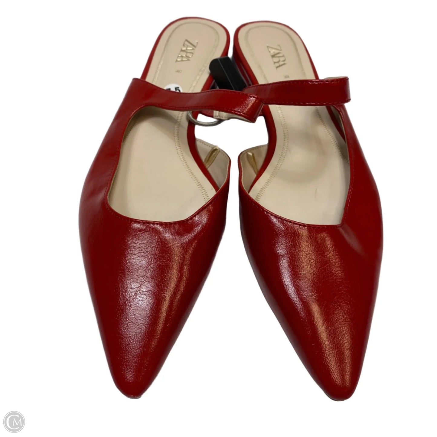Shoes Flats By Zara In Red, Size: 7.5