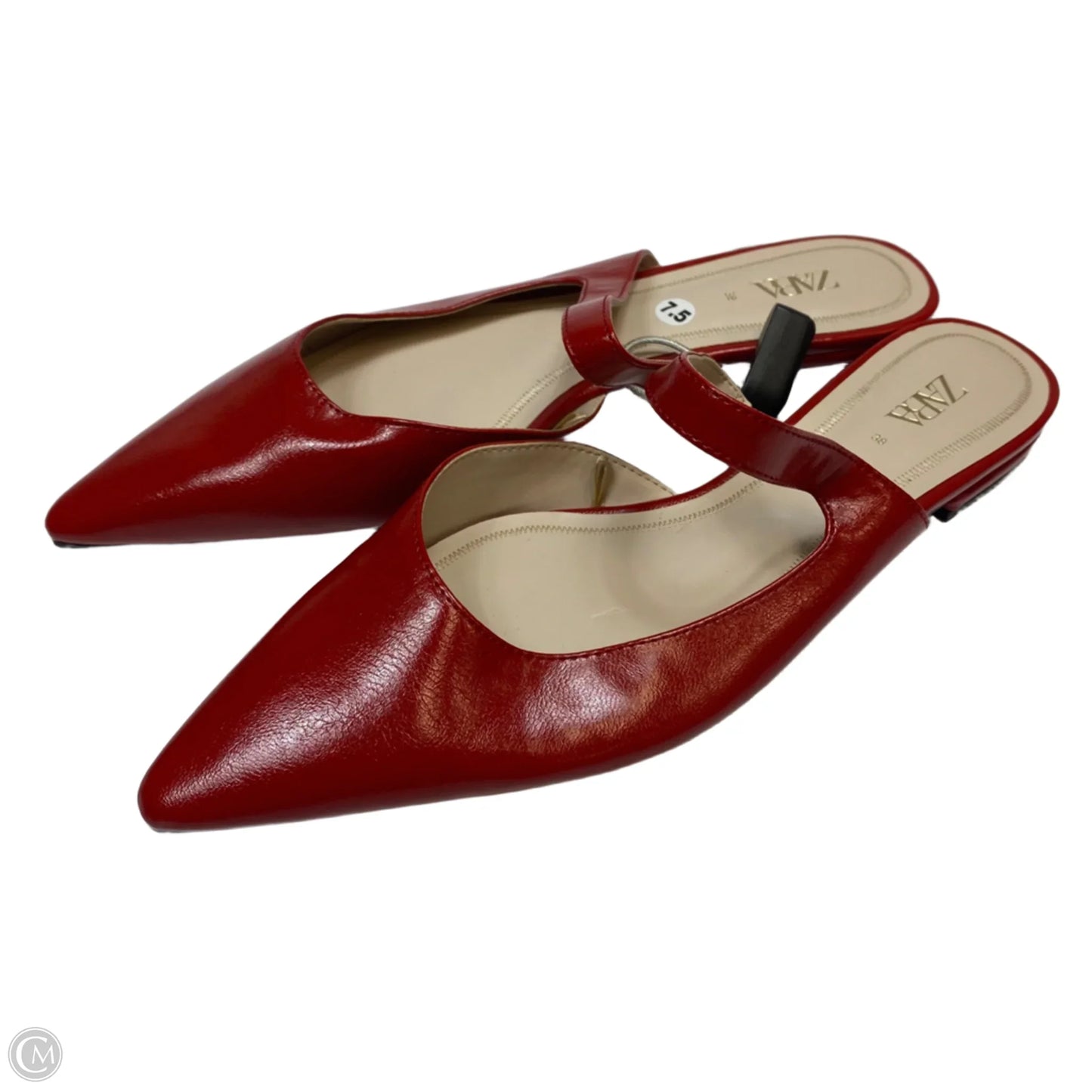 Shoes Flats By Zara In Red, Size: 7.5