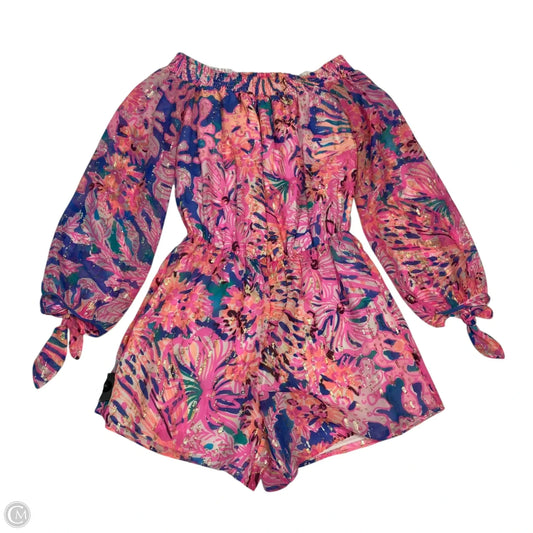 Romper Designer By Lilly Pulitzer In Pink, Size: Xs