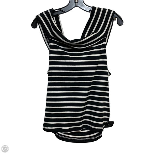 Top Sleeveless By Lucky Brand In Black & White, Size: Xl