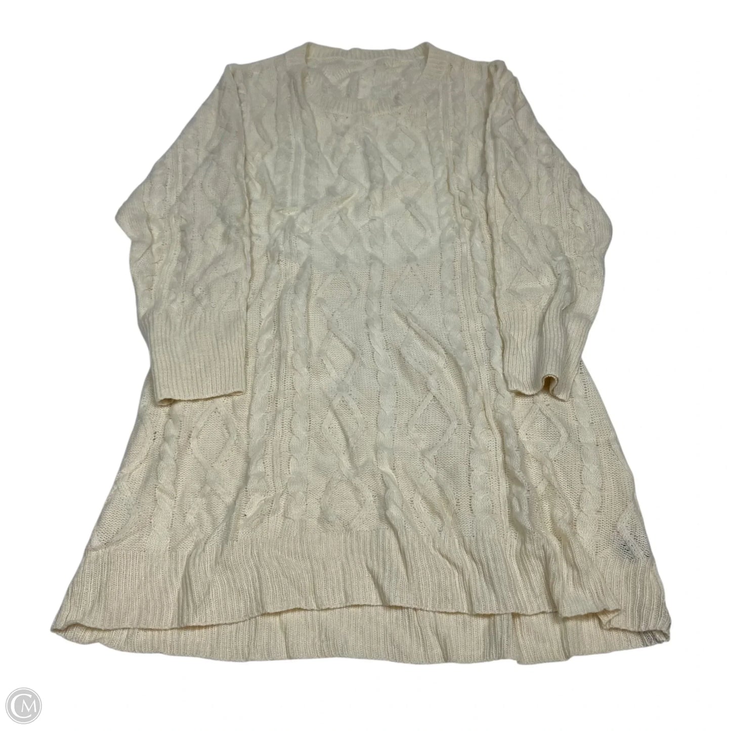 Dress Sweater By Shein In Cream, Size: 3x