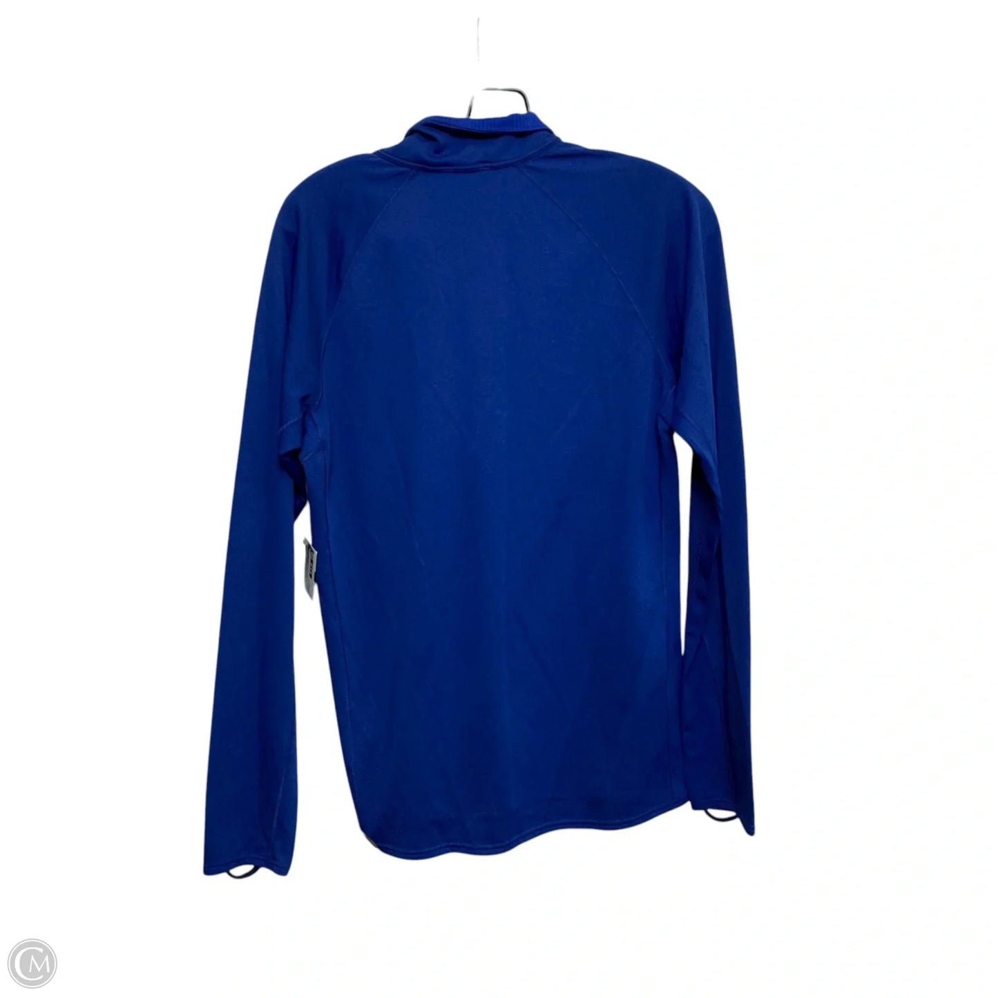 Athletic Top Long Sleeve Collar By Patagonia In Blue, Size: S