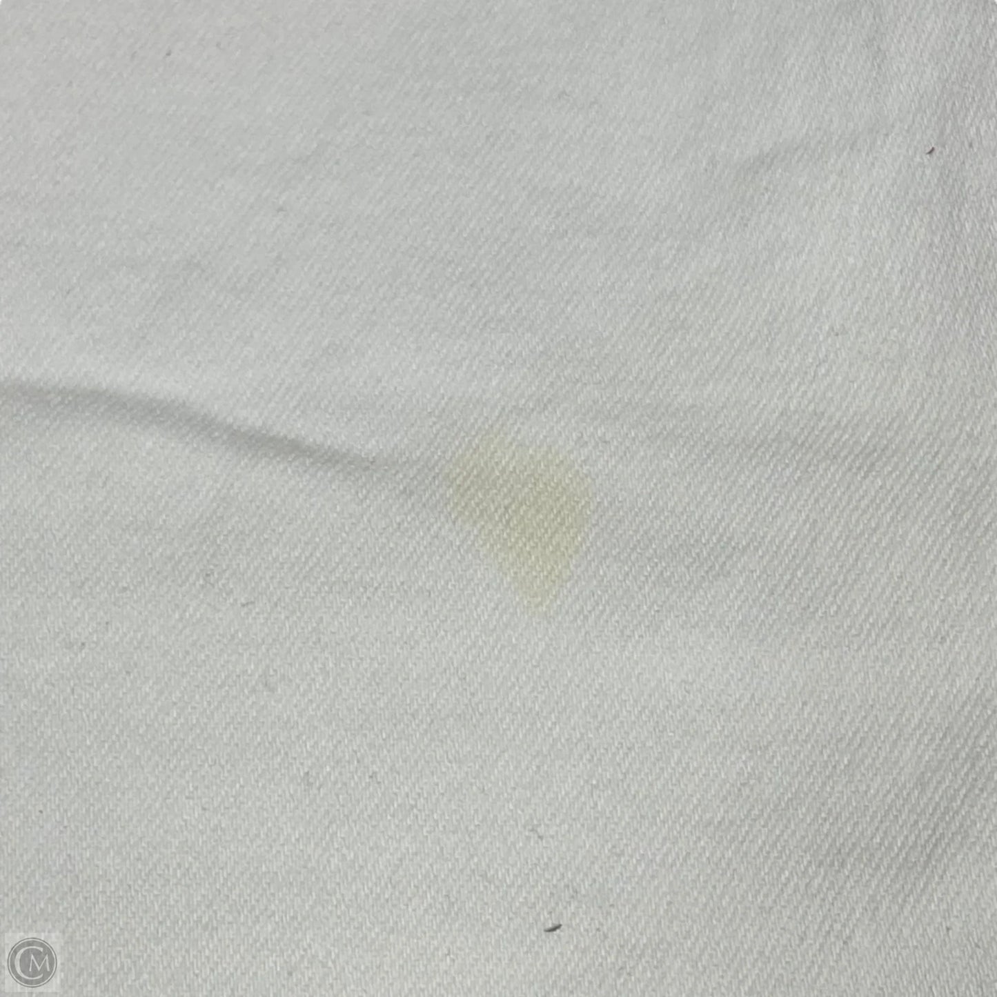 Jeans Straight By Anthropologie In Cream Denim, Size: 8