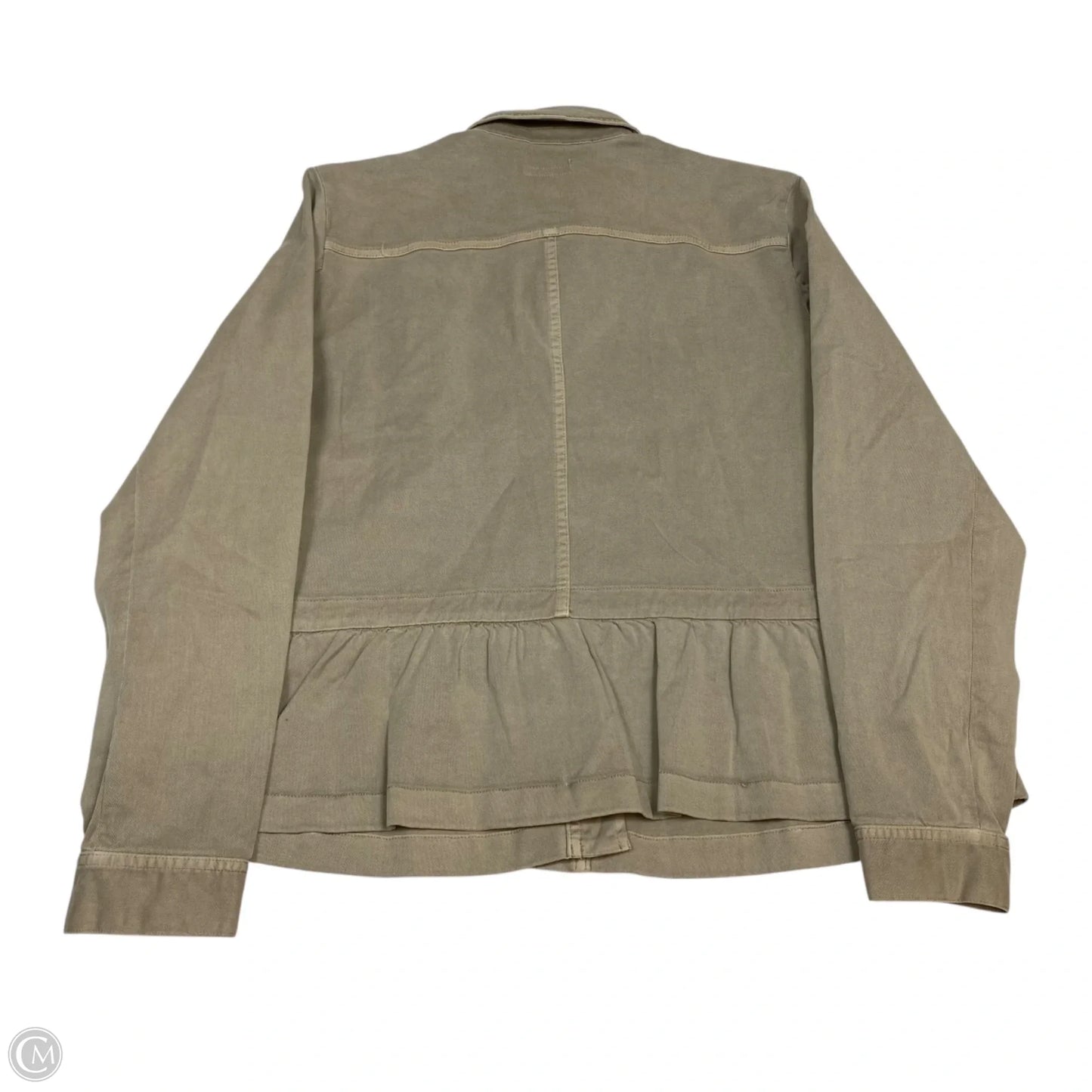 Jacket Denim By J. Jill In Tan, Size: S