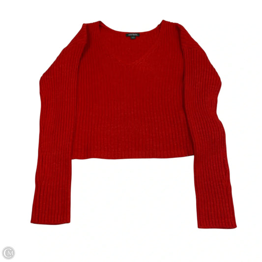 Top Long Sleeve By Wild Fable In Red, Size: S