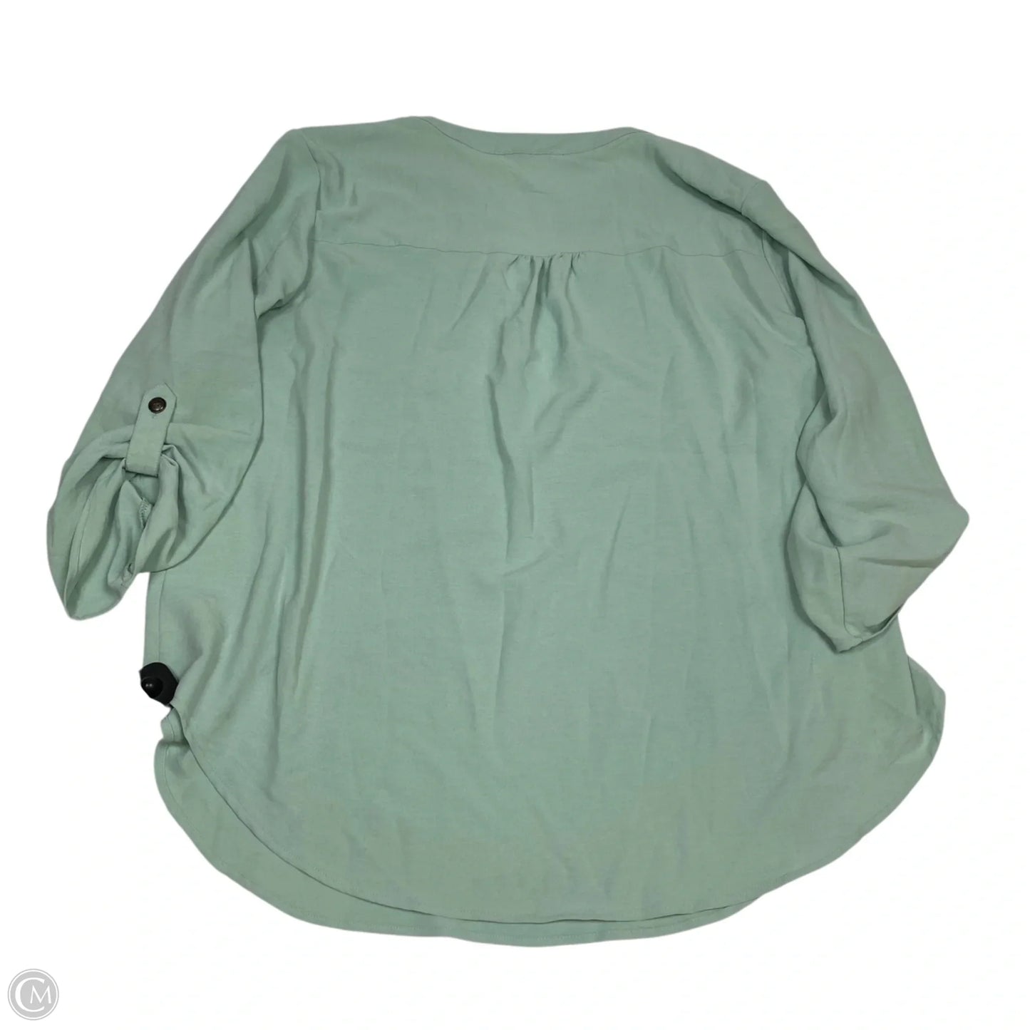 Top Long Sleeve By Maurices In Green, Size: 1x