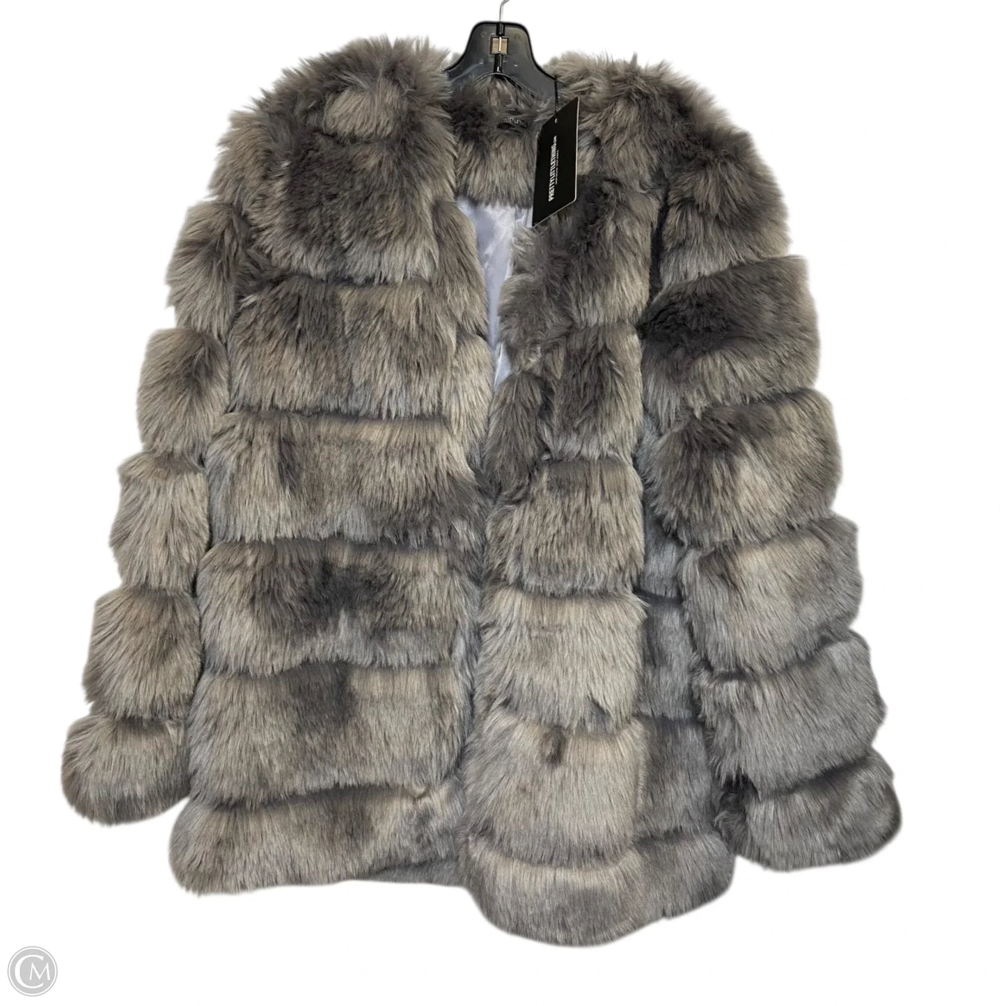 Coat Faux Fur & Sherpa By Pretty Little Thing In Purple, Size: S