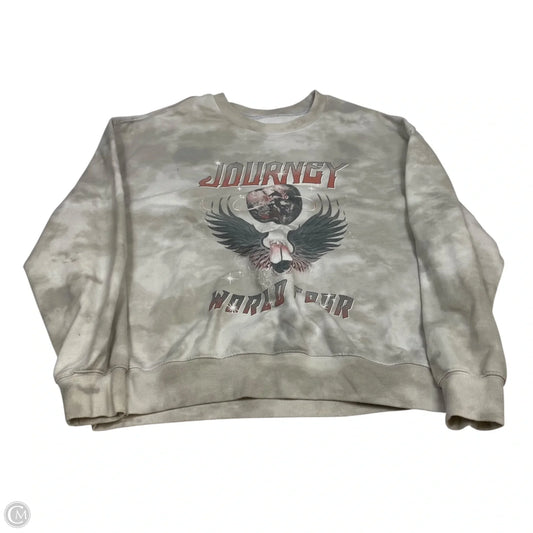 Sweatshirt Crewneck By Journey In Grey, Size: Xxl