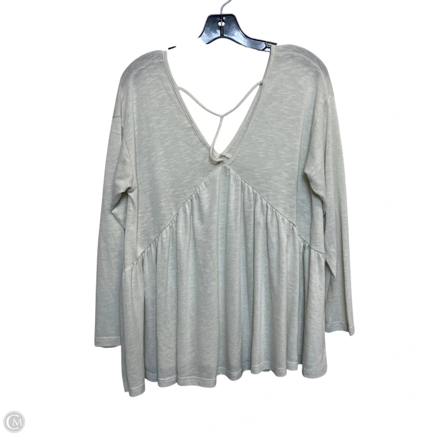 Top Long Sleeve By Altard State In Cream, Size: M