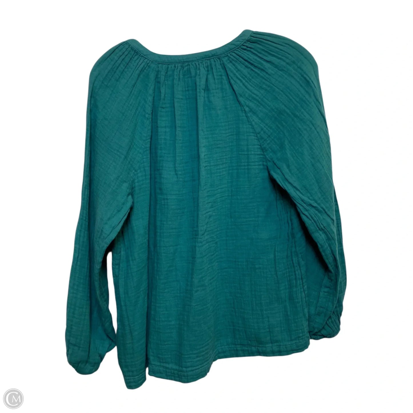 Top Long Sleeve By Old Navy In Green, Size: M