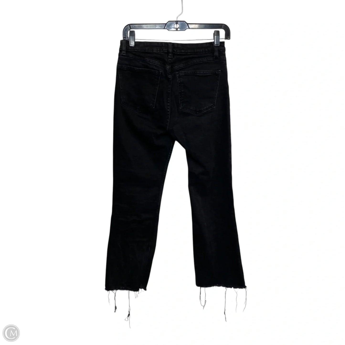 Jeans Boot Cut By Zara In Black Denim, Size: 4