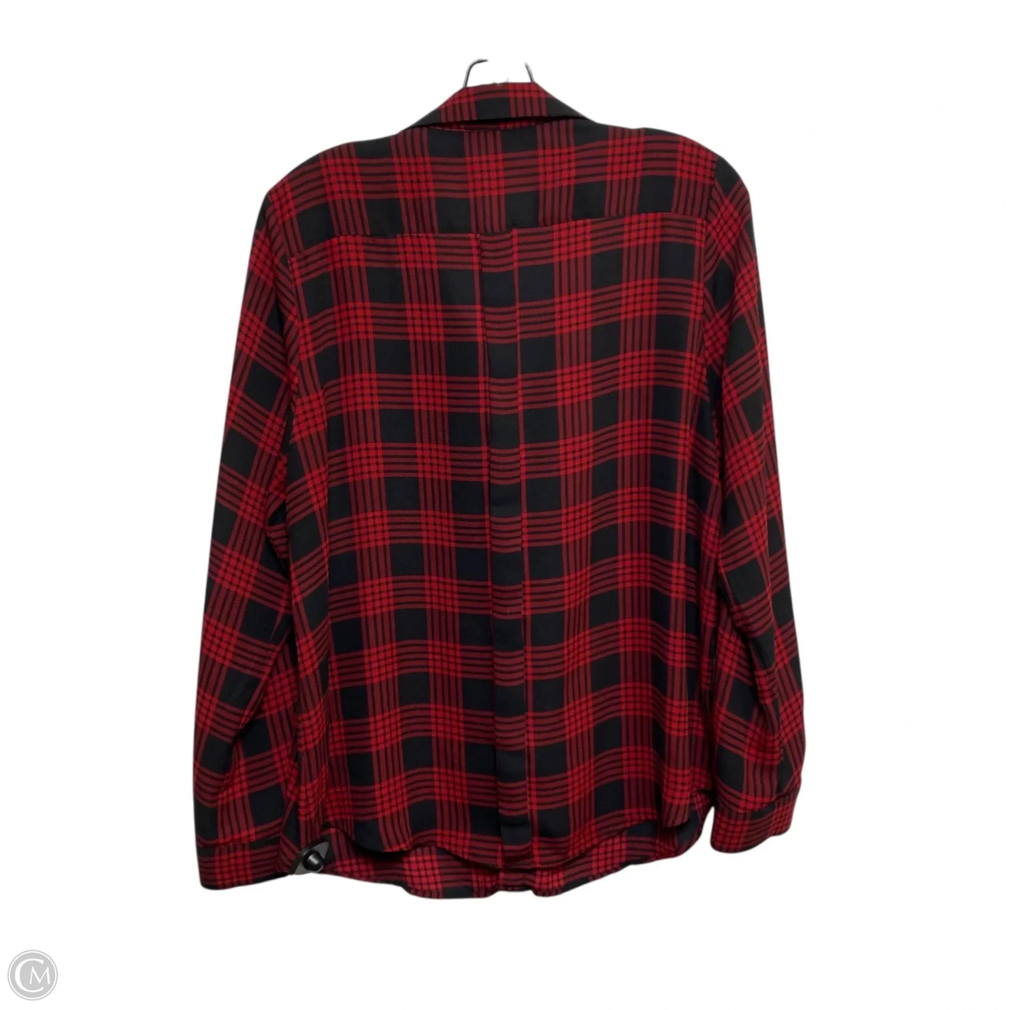 Top Long Sleeve By Limited In Black & Red, Size: L