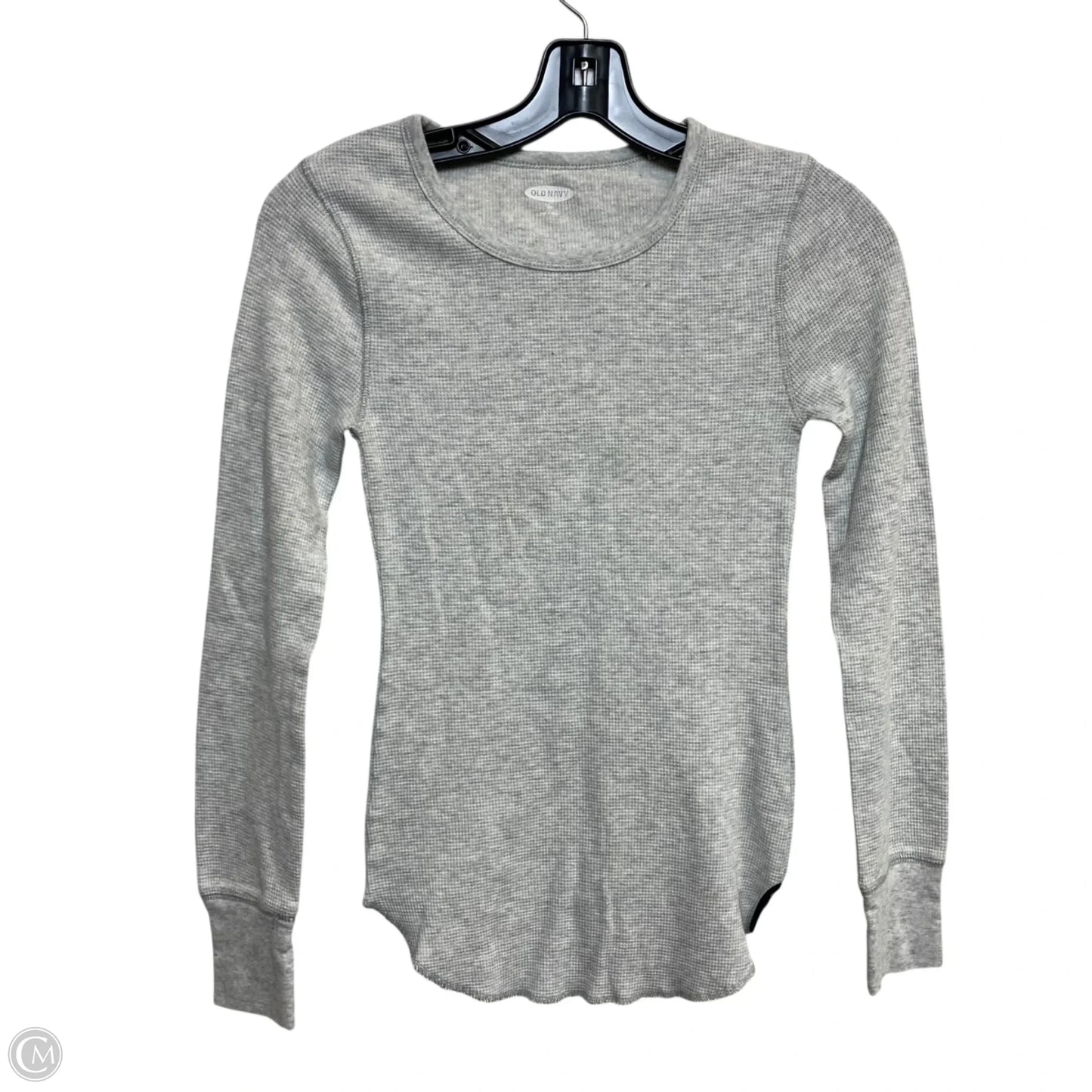 Top Long Sleeve Basic By Old Navy In Grey, Size: Xs