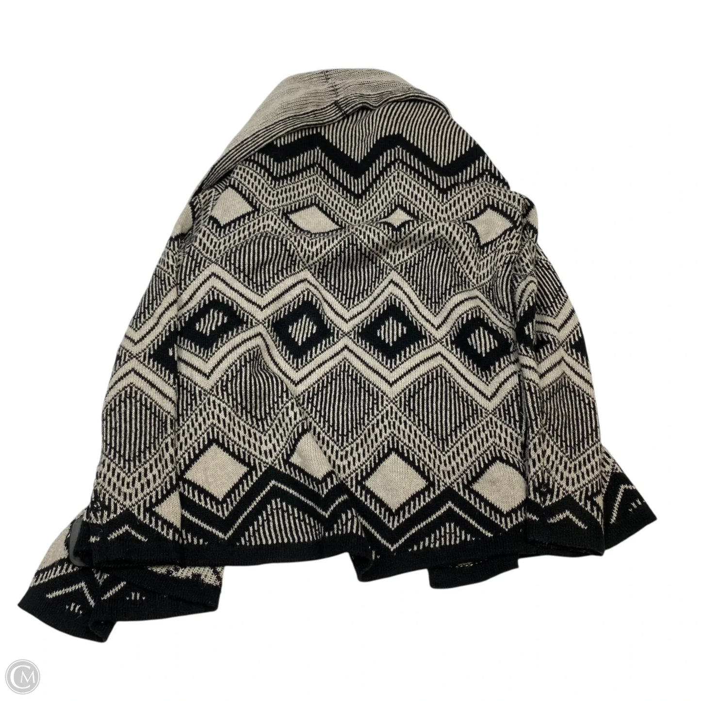 Sweater Cardigan By Old Navy In Black & Grey, Size: Xs