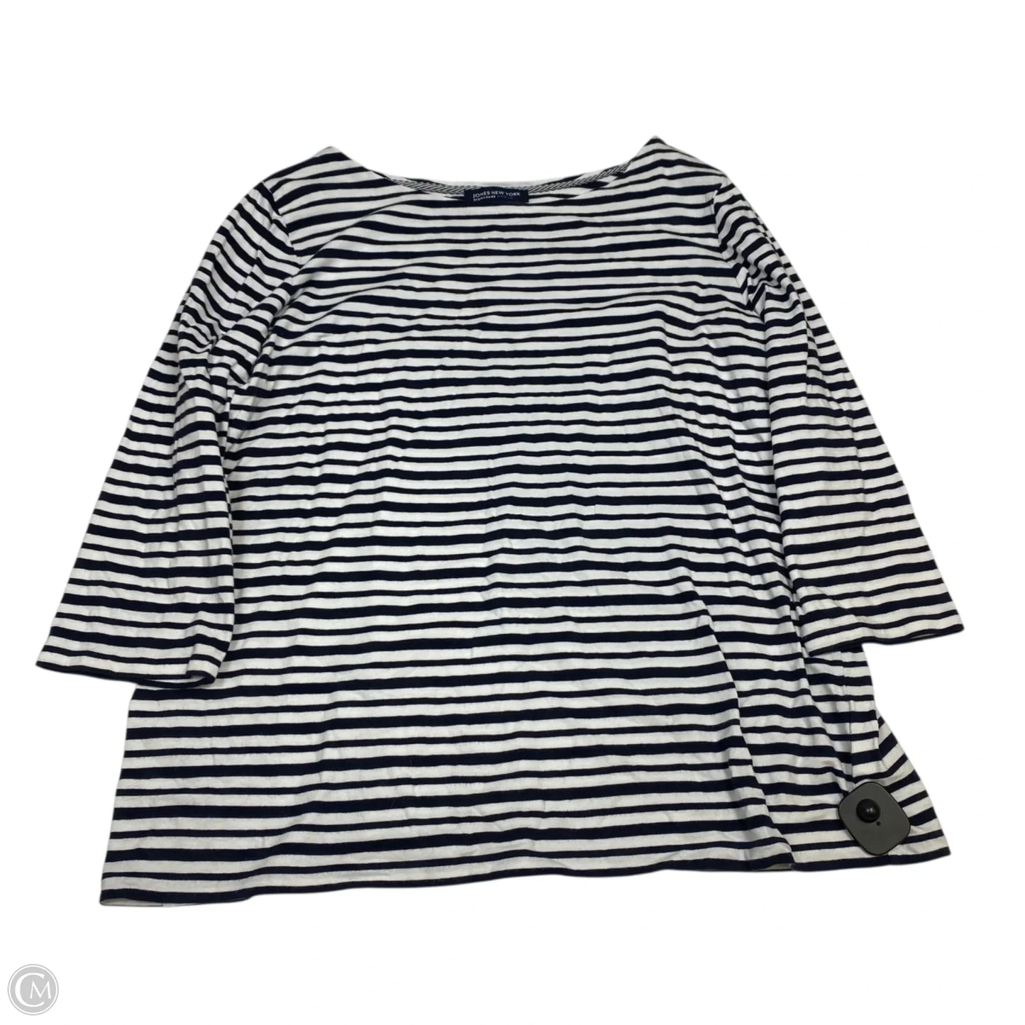 Top Long Sleeve By Jones New York In Blue, Size: 2x