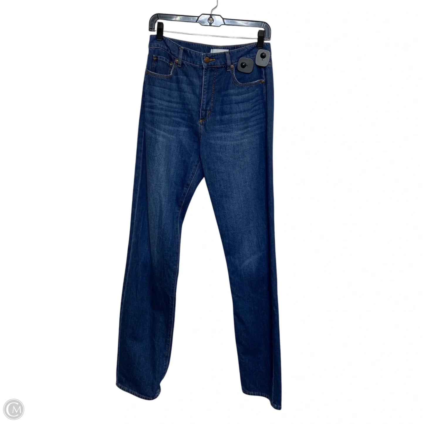 Jeans Straight By Loft In Blue Denim, Size: 2