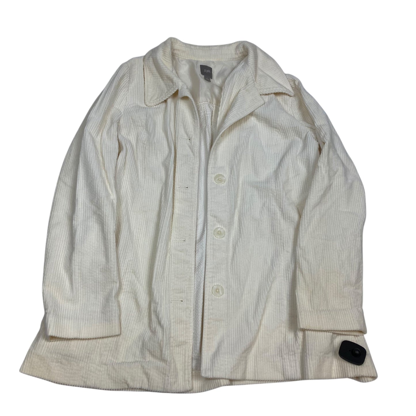 Jacket Shirt By J. Jill In Cream, Size: L