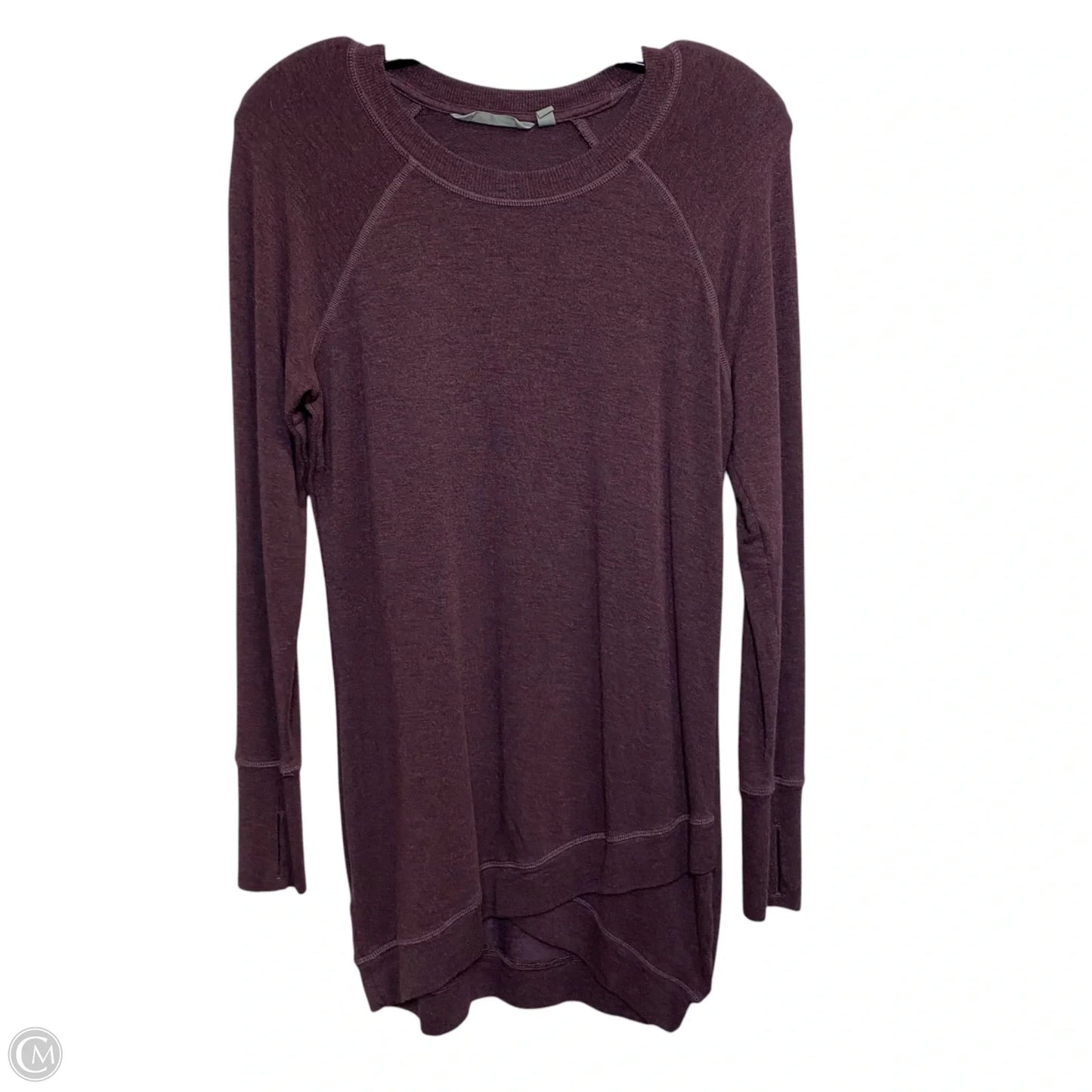 Athletic Top Long Sleeve Crewneck By Athleta In Purple, Size: Xsp