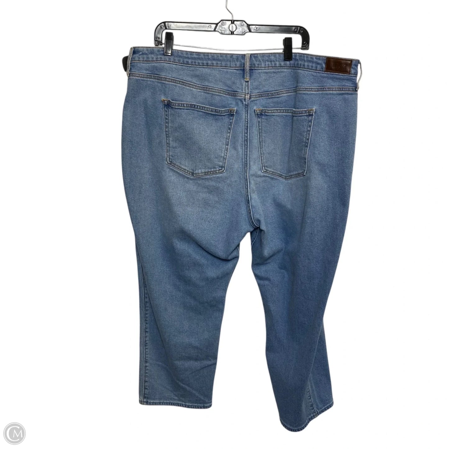 Jeans Straight By Hollister In Blue Denim, Size: 20