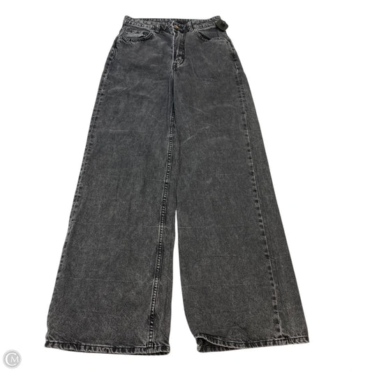 Jeans Wide Leg By Divided In Grey Denim, Size: 4