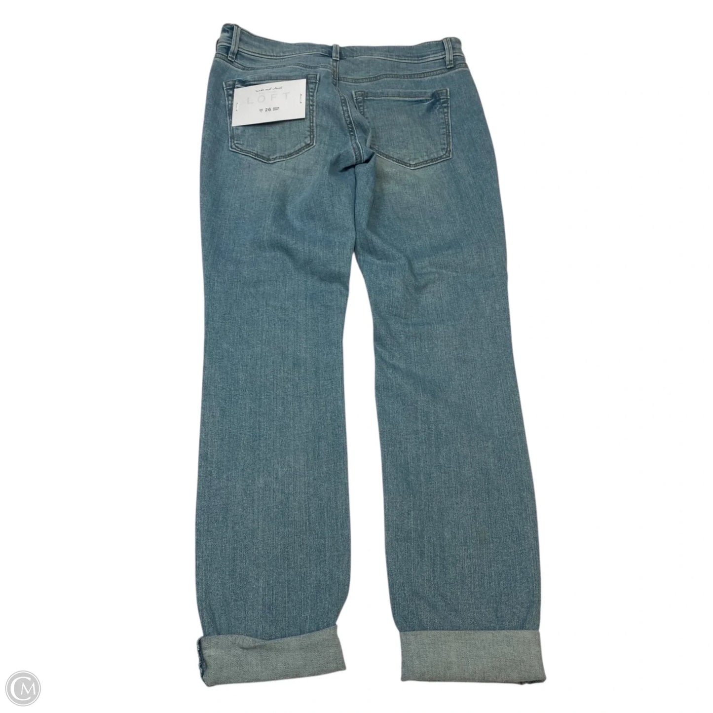 Jeans Skinny By Loft In Blue Denim, Size: 2