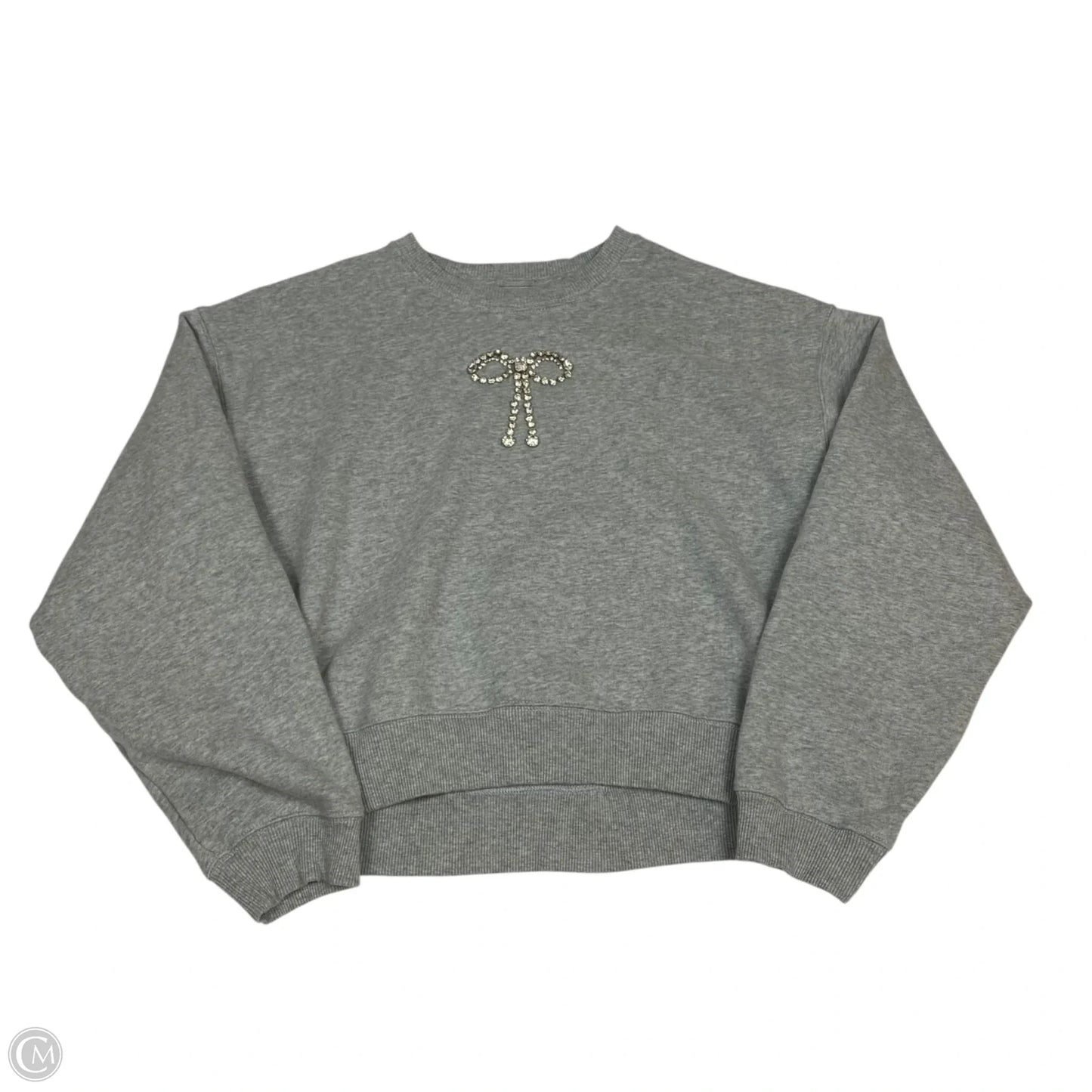 Sweatshirt Crewneck By American Eagle In Grey, Size: M
