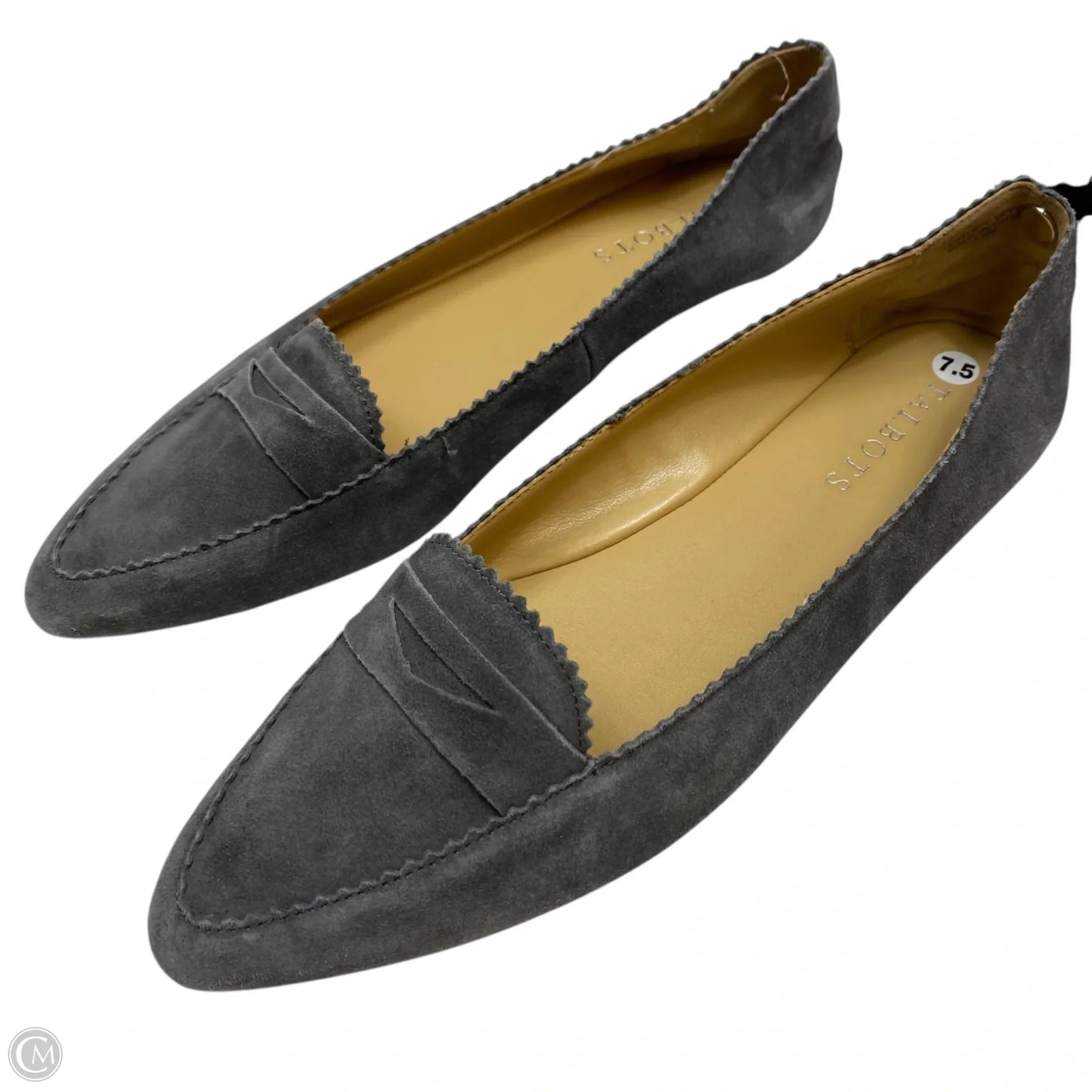 Shoes Flats By Talbots In Grey, Size: 7.5
